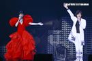 周慧敏「一萬天荒愛未老」出道30周年演唱會，與安可嘉賓林隆璇一同演唱 。（圖／記者林士傑攝影）