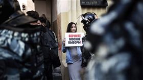 俄羅斯,莫斯科,假選舉,被捕,議會,選舉不公
圖／美聯社／達志影像