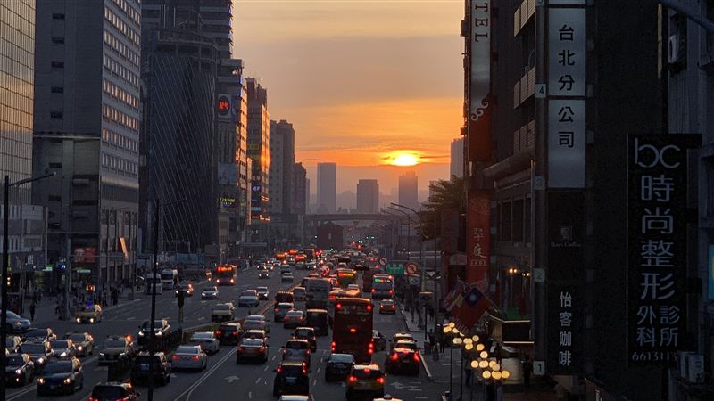 北市忠孝東西路賞懸日　把握今起三天