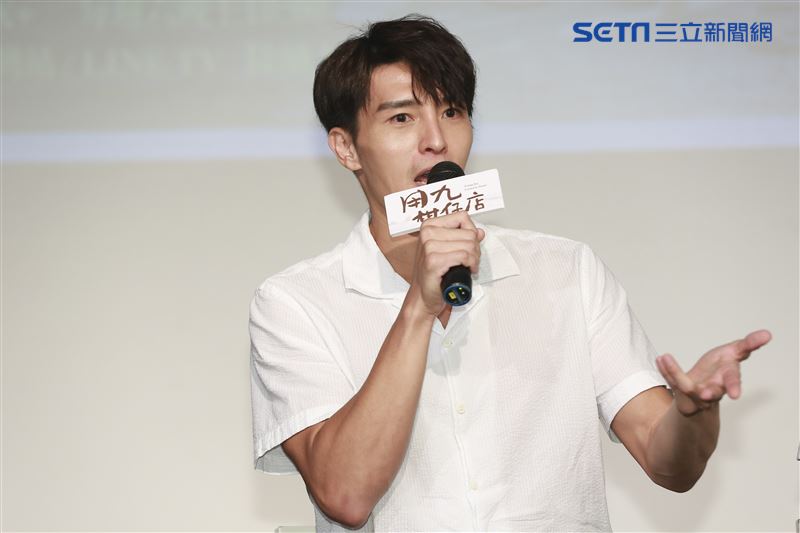 用九柑仔店試映會，演員陳禕倫出席。（圖／記者林士傑攝影）