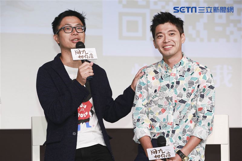 用九柑仔店試映會，導演高炳權、演員侯彥西出席。（圖／記者林士傑攝影）