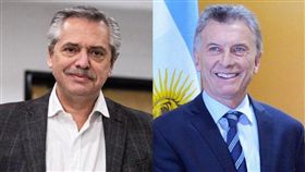 阿根廷,總統,敗選,股市,美元（左圖取自facebook.com/alferdezok、右圖取自facebook.com/mauriciomacri）