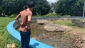 大陸,景觀池,麻布袋,失蹤,鄰居(圖/翻攝自微博)