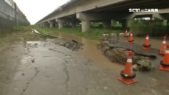 渠道改善昨開挖…女騎士今墜落喪命