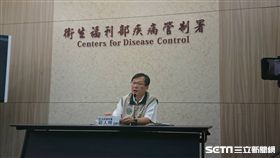 疾管署副署長莊人祥今（14）日說明新北首例本土登革熱個案情形。（圖／記者楊晴雯攝）