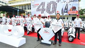 ▲第四代MANY 110水鑽版上市發表。（圖／鍾釗榛攝影）