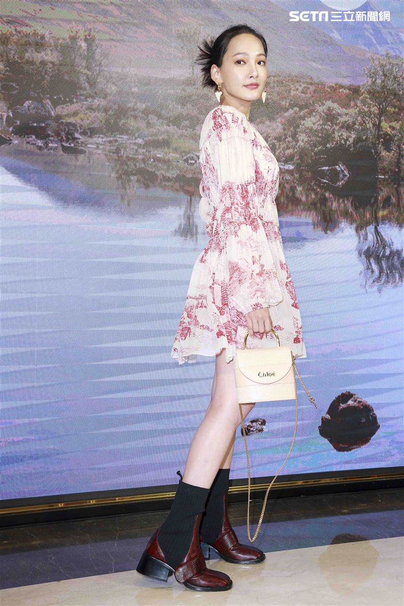 Chloé 2019微風南山全新概念店林映唯出席開幕。（圖／記者林士傑攝影）