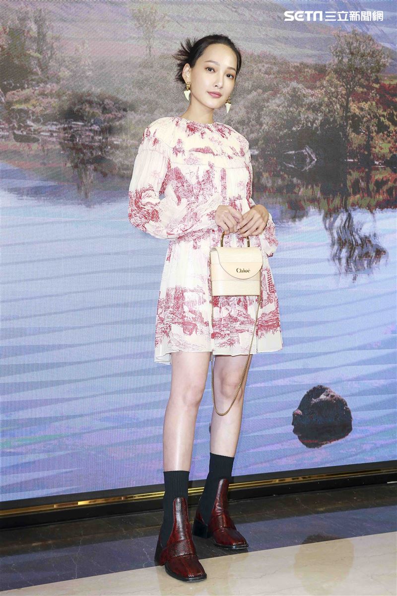 Chloé 2019微風南山全新概念店林映唯出席開幕。（圖／記者林士傑攝影）