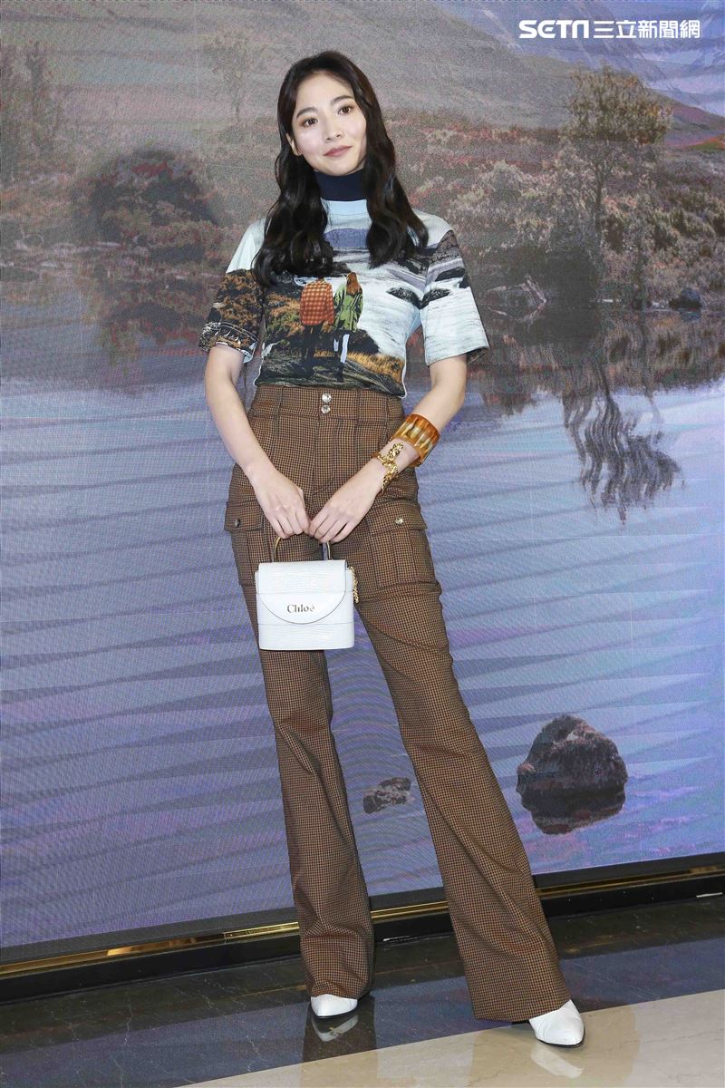 Chloé 2019微風南山全新概念店謝沛恩出席開幕。（圖／記者林士傑攝影）