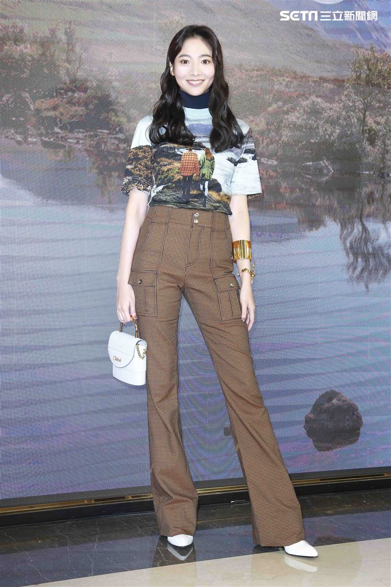 Chloé 2019微風南山全新概念店謝沛恩出席開幕。（圖／記者林士傑攝影）