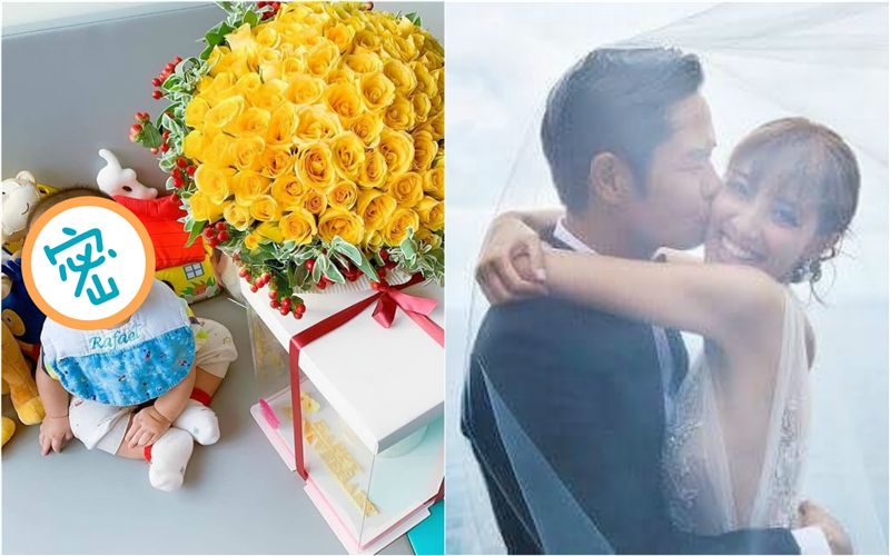 慶結婚周年！鄭嘉穎萌兒意外成焦點