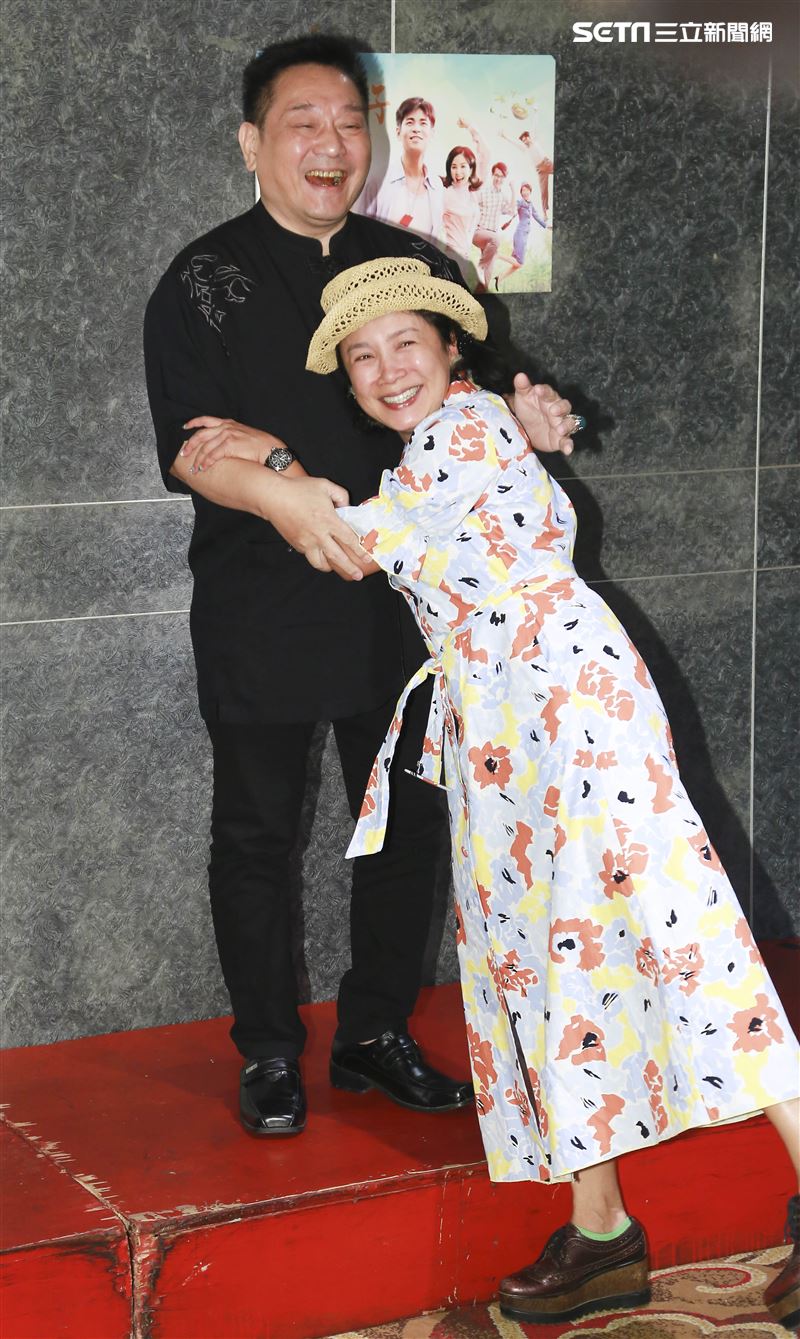 台灣好戲《天之蕉子》殺青酒，林義芳、謝麗金。（圖／記者林士傑攝影）