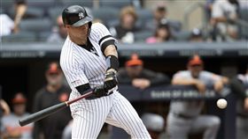 ▲桑契斯（Gary Sanchez）對金鶯也敲出10轟。（圖／美聯社）