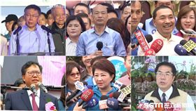 直轄市六都首長盧秀燕、韓國瑜、鄭文燦、黃偉哲、侯友宜、柯文哲
合成圖資料照