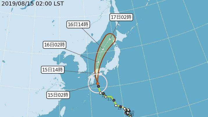柯羅莎颱風撲日　15日航班起飛異動