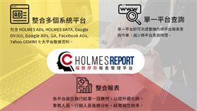 「HOLMES Report」三大優勢:
1.整合多個DSP & DMP系統平台
2. 單一平台查詢
3. 整合報表