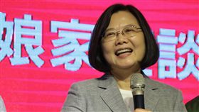 蔡英文總統15日出席「DPP姊妹幫回娘家」座談會。（圖／民進黨提供）