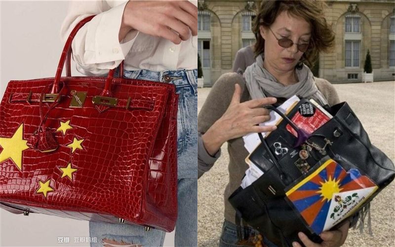 五星旗柏金包？當年她貼西藏旗驚全球