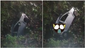 拖吊墜崖車！竟拍下後座伸出詭異白手