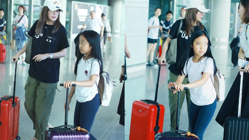趙薇9歲女兒正面曝！空靈氣質不輸媽