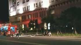 台東飯店火災（圖／翻攝畫面）