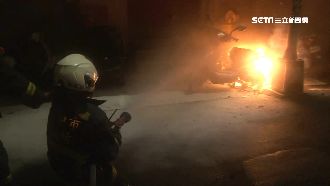 自燃還縱火？台中暗夜火燒車民嚇傻