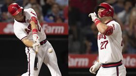 ▲楚奧特（Mike Trout）敲出本季第41轟。（圖／美聯社）