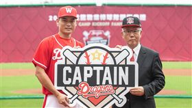 林旺衛擔任味全龍隊長。（圖／味全龍提供）