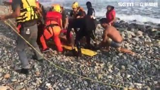都蘭海邊傳潛水客失蹤　尋獲送醫不治