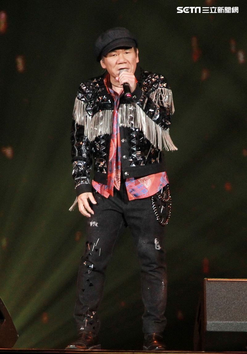 趙傳「老男孩30周年演唱會」台北小巨蛋開唱。（記者邱榮吉/攝影）