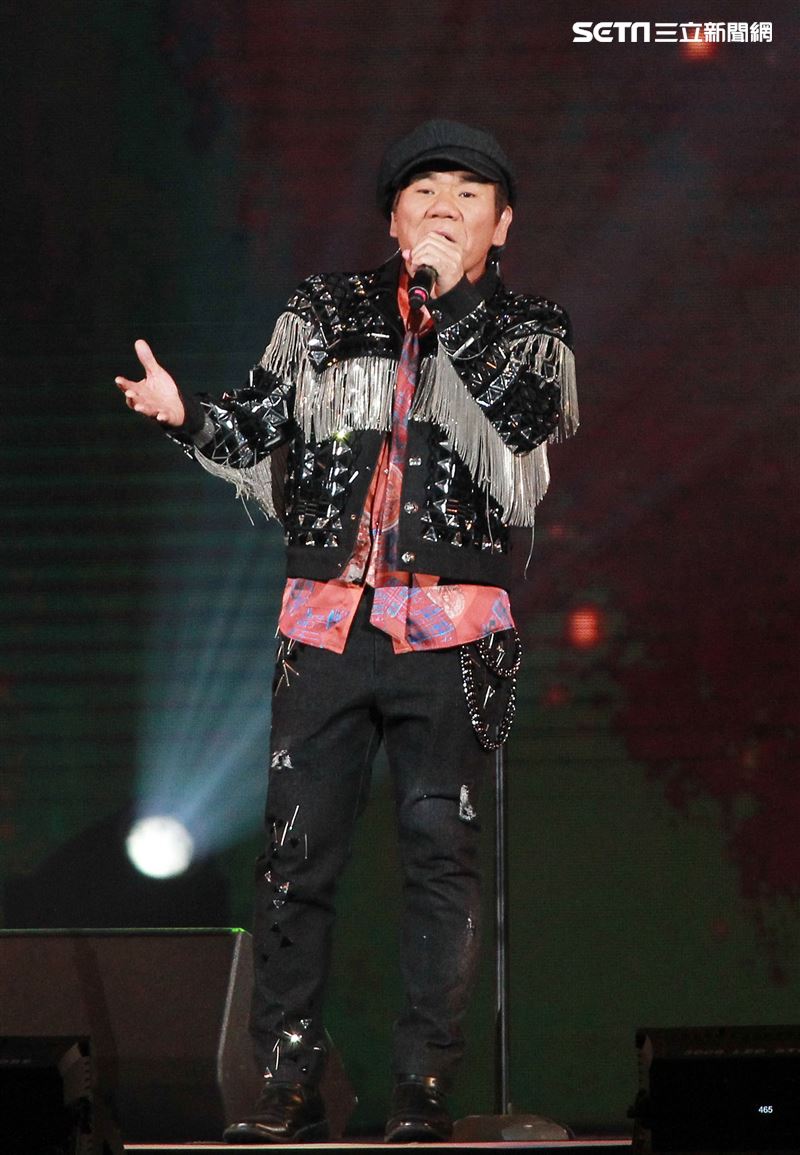 趙傳「老男孩30周年演唱會」台北小巨蛋開唱。（記者邱榮吉/攝影）