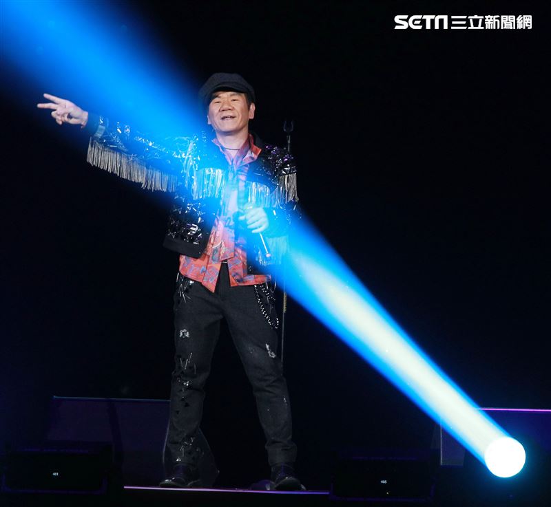趙傳「老男孩30周年演唱會」台北小巨蛋開唱。（記者邱榮吉/攝影）