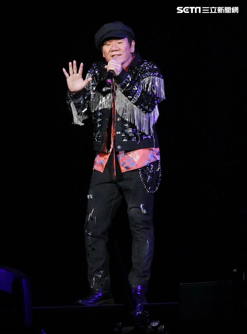 趙傳「老男孩30周年演唱會」台北小巨蛋開唱。（記者邱榮吉/攝影）