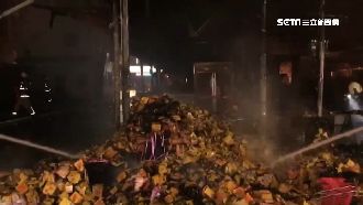 農曆7月毛毛的…普渡金紙突起火燃燒