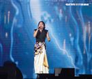 高音天后丁噹擔任趙傳演唱會嘉賓，雙世代小小鳥對尬，挑戰觀眾耳膜。（記者邱榮吉/攝影）