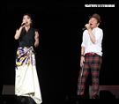 高音天后丁噹擔任趙傳演唱會嘉賓，雙世代小小鳥對尬，挑戰觀眾耳膜。（記者邱榮吉/攝影）