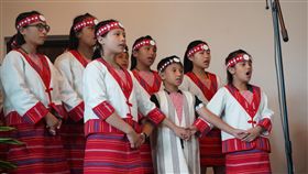 助貧童圓夢 台灣部落前進大馬（2）台灣兒童合唱團錦屏團隊18日下午受邀到吉隆坡演出，團員大多來自台灣新竹縣的泰雅族部落。中央社實習記者張廖永臻吉隆坡攝 108年8月18日