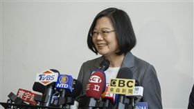 蔡英文總統6日上午出席「第49屆『亞洲太平洋國會議員聯合會』（APPU）開幕典禮」後受訪。（圖／總統府提供）