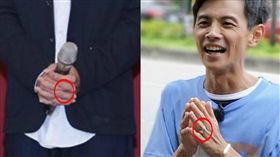 阿翔被發現默默戴起了婚戒。（圖／記者邱榮吉攝影）