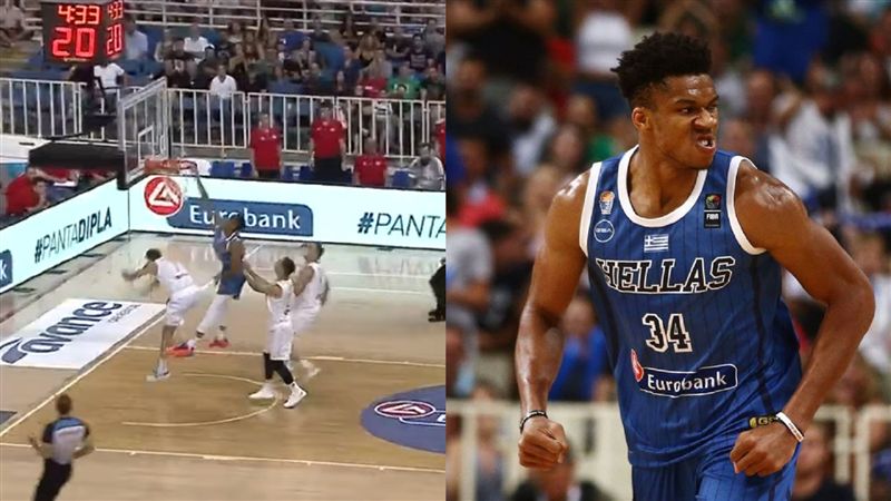NBA／兇！字母哥快攻歐洲步暴扣