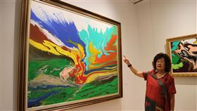 藝術注入外灘百年建築　台灣畫家分享病癒新生（1）台灣畫家蔡玉葉近日受邀赴上海外灘辦展，在百年歷史的圓明園公寓內，透過油畫帶領觀者感受她病後重生的喜悅。（資料照片）中央社記者陳家倫上海攝　108年8月19日