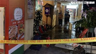 捷運出口驚傳火警　店內商品付之一炬