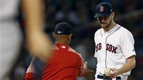 ▲塞爾（Chris Sale）因左手肘發炎本季提前關機。（圖／美聯社）