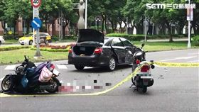 轎車,機車,車禍,監視器,台北市