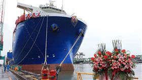 台船,甲板重貨載運輪,命名,典禮,台灣