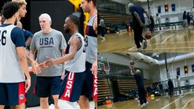 籃球／球員頻退美國隊　波總下海練球
FIBA世界盃,美國男籃,夢幻隊,Gregg Popovich
翻攝自推特