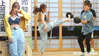 惹錯跆拳「超胸」正妹　來賓被踢慘！