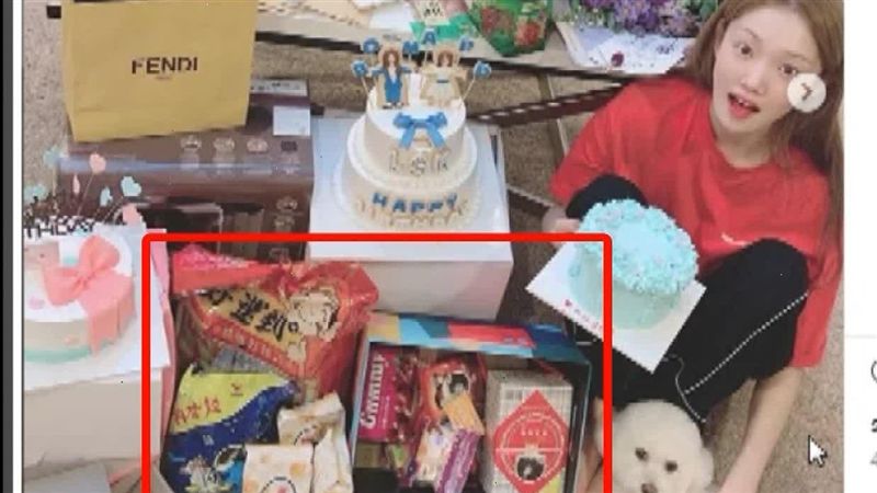 韓女神爽曬生日禮　赫見台超夯零嘴！