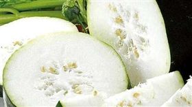 冬瓜,冬瓜皮。(圖/翻攝自每日頭條)