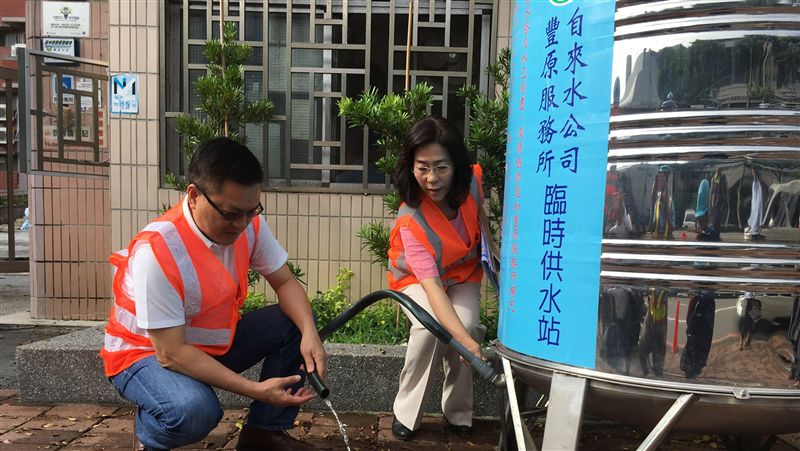 中市10區停水　台水拼提早完工復水